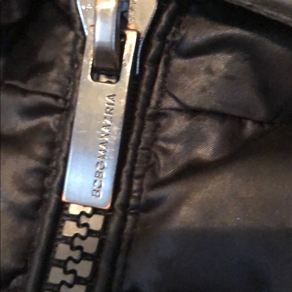 BCBG Maxazria long down  black coat - Picture 3 of 8